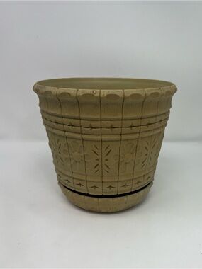 Vintage Lawnware Planter #237 Taupe Color 6.5 Inches Retro MCM